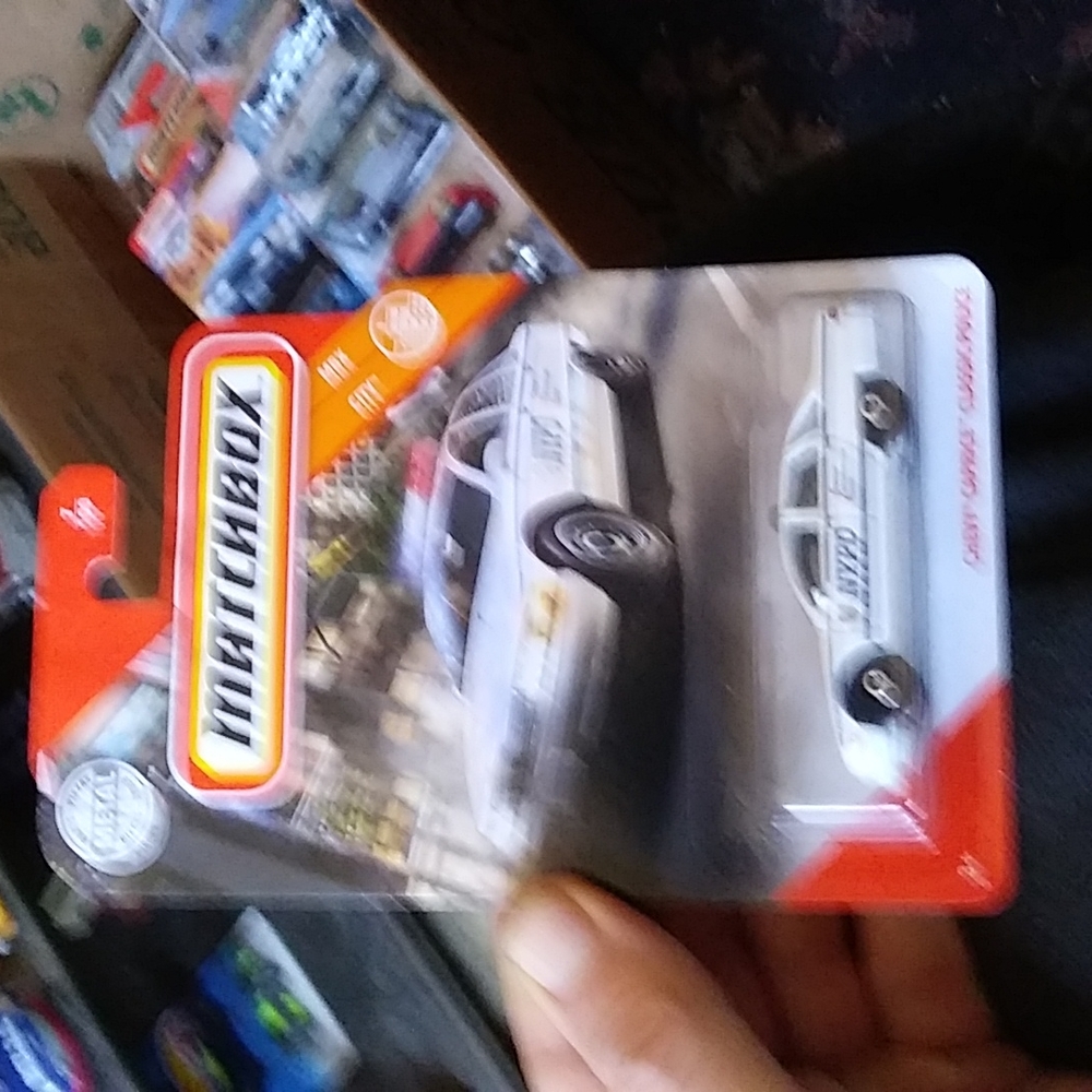 Matchbox car. Chevy caprice classic police.
